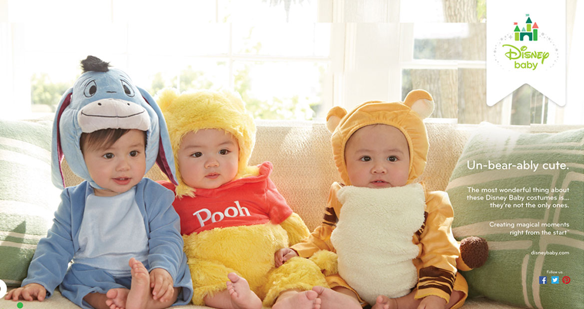 Disney Baby Advertising for Winnie the Pooh Consumer Products