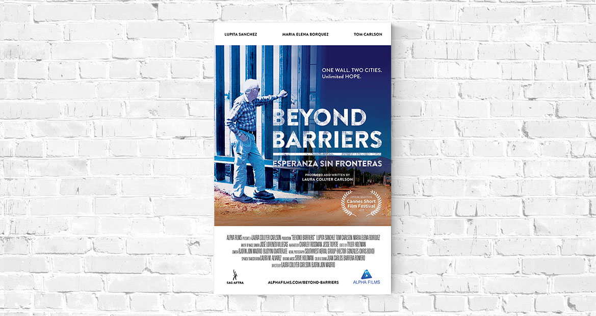 Beyond Barriers Documentary Film Key Art Poster Design - Official Selection at the Cannes Short Film Festival 2019